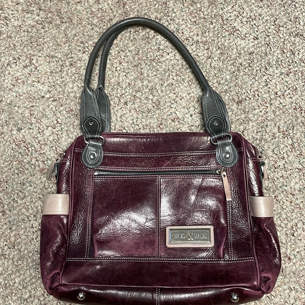 Chicks and girlies leather purse